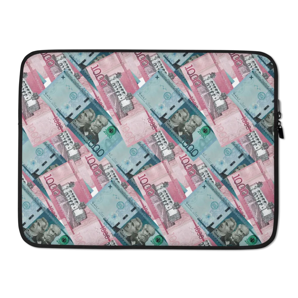 1000 y 2000 Dominican Pesos Laptop Sleeve