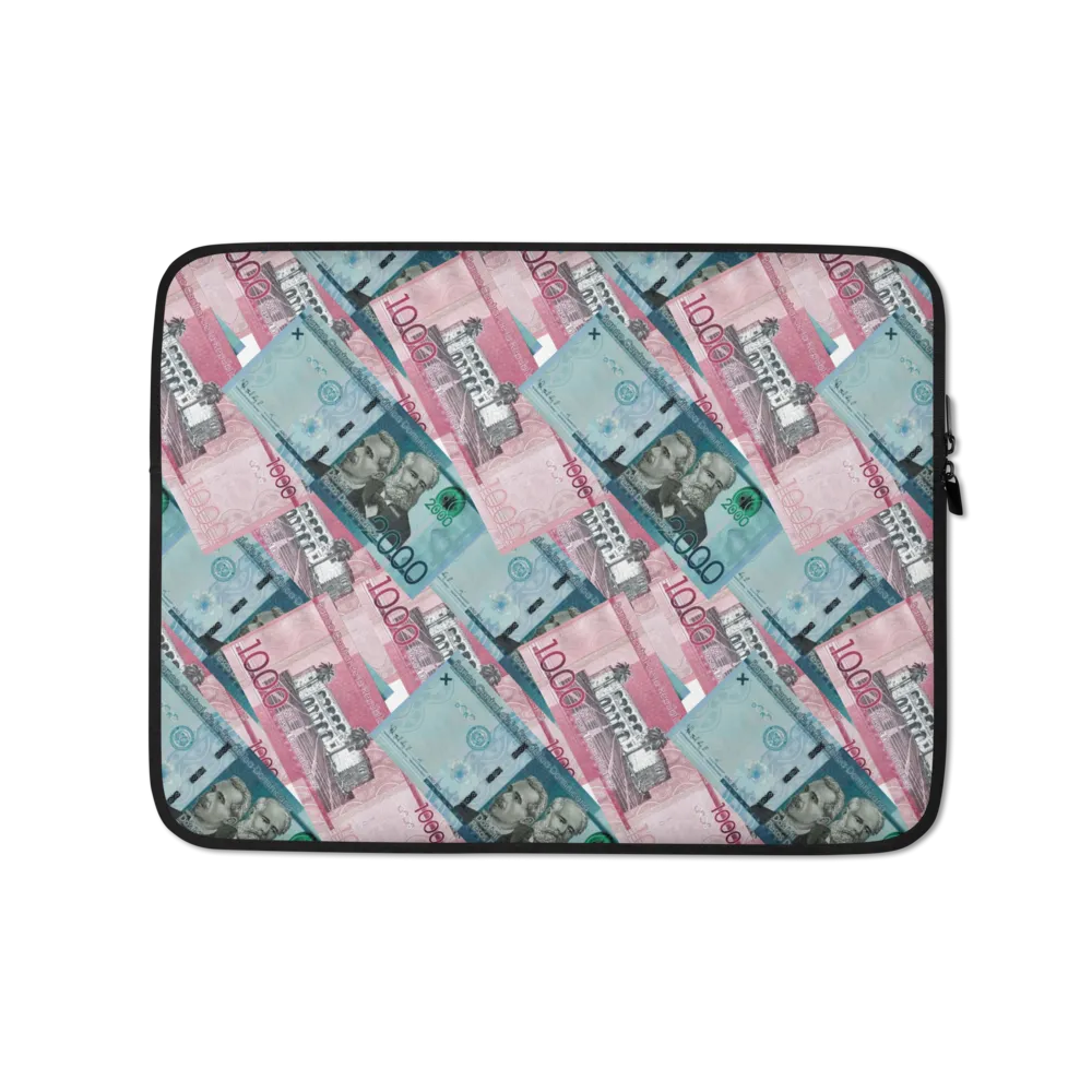 1000 y 2000 Dominican Pesos Laptop Sleeve