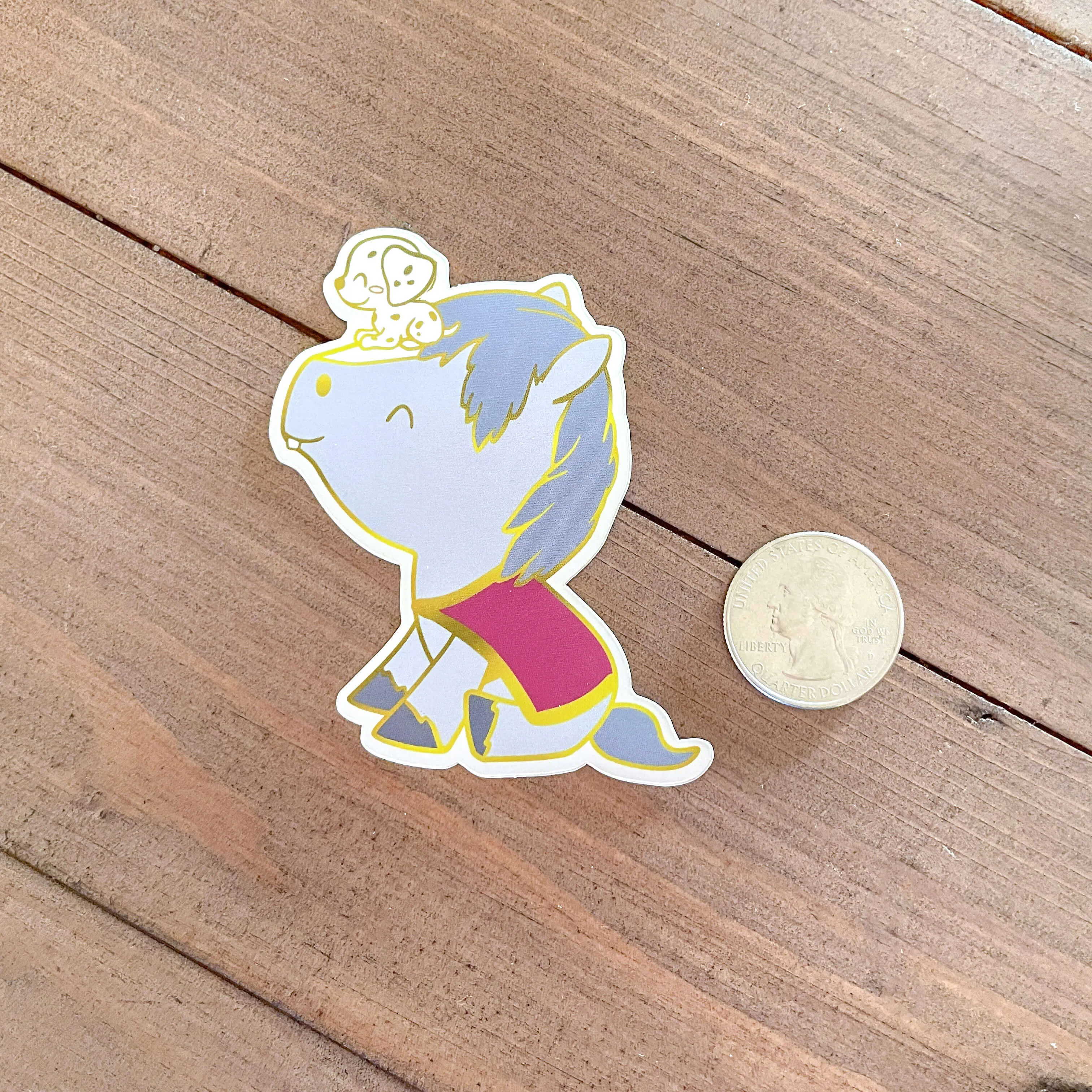 101 Dalmatians Captain Sticker