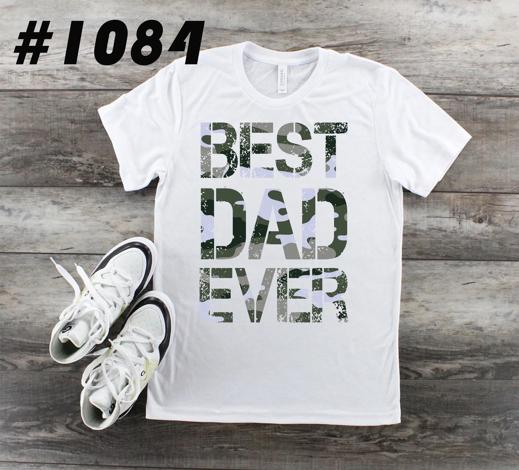 #1084 Best Dad Ever-Gray