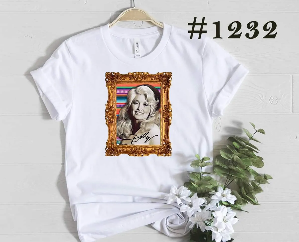 #1232 Dolly/gold frame