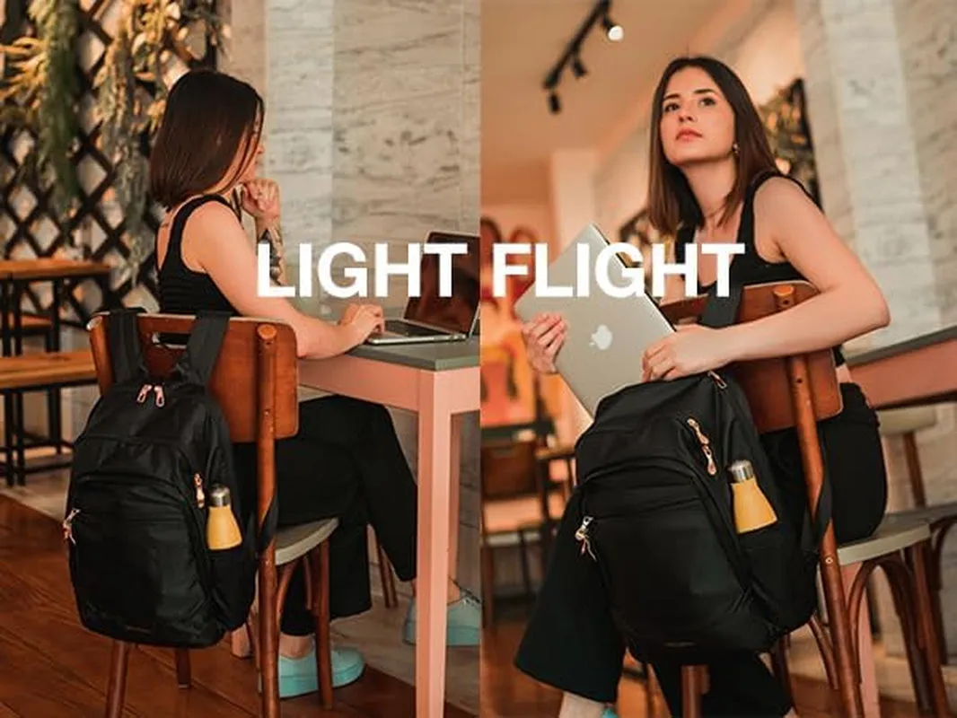 15.6 Inch Travel Laptop Backpack for Women with USB Charging Hole