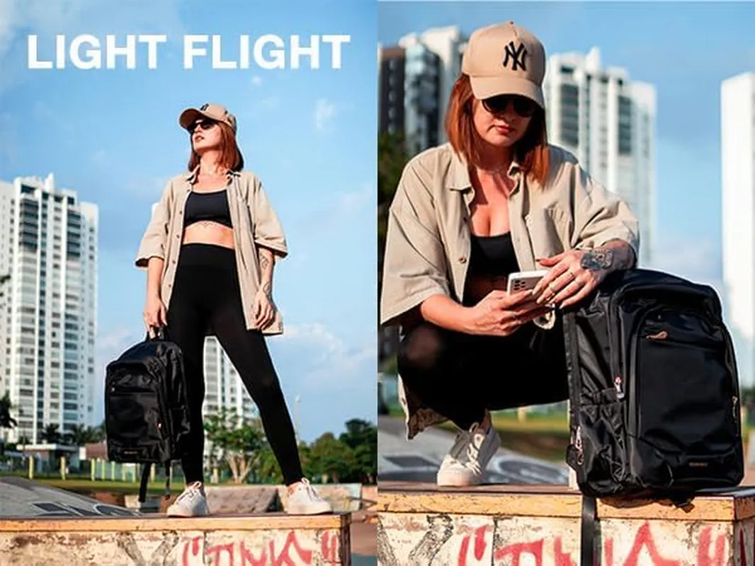 15.6 Inch Travel Laptop Backpack for Women with USB Charging Hole
