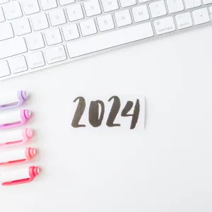 2024 Hand Lettered Vinyl Decal