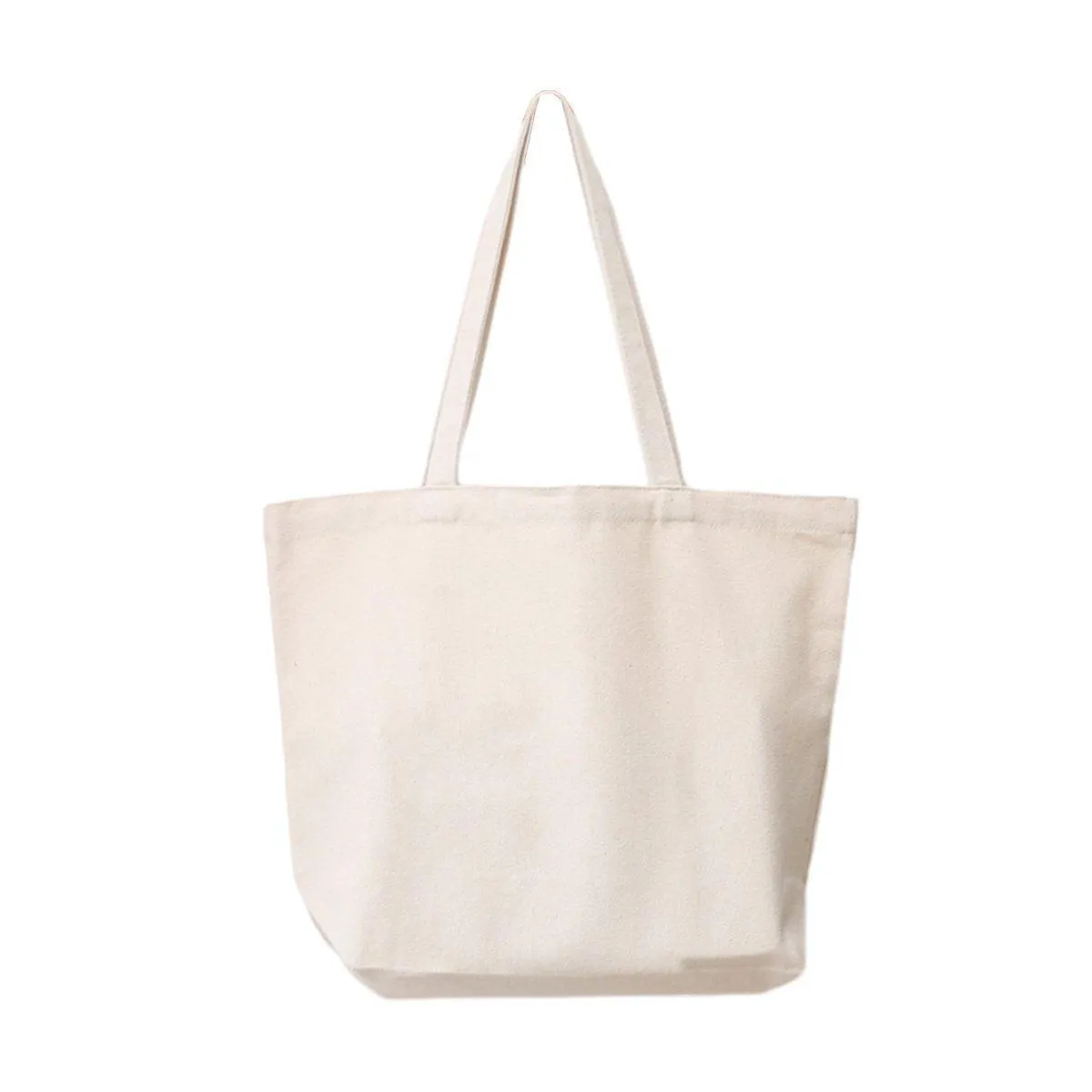 5PCS Canvas Tote Bag Cotton Blank DIY Shopping Shoulder Bags
