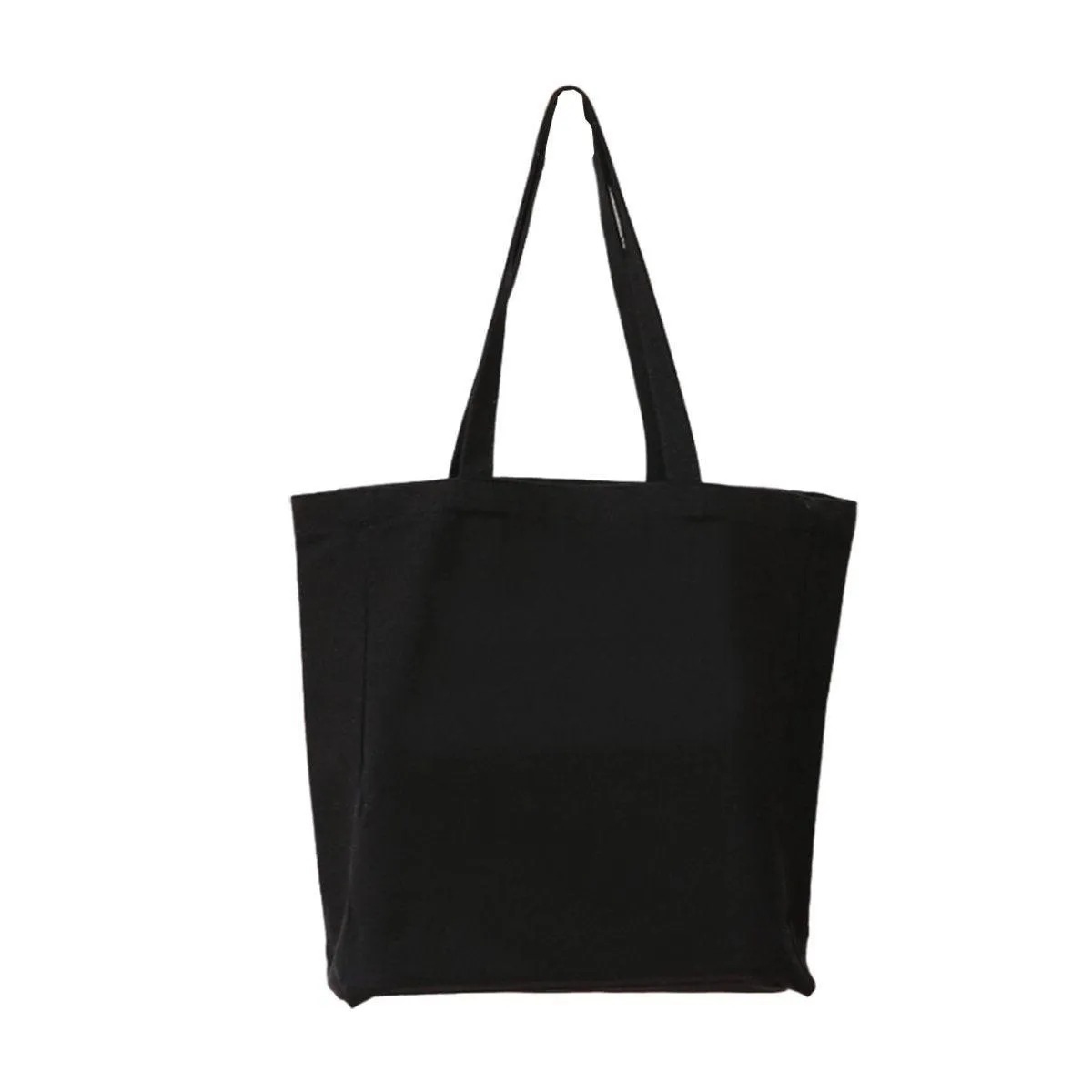 5PCS Canvas Tote Bag Cotton Blank DIY Shopping Shoulder Bags
