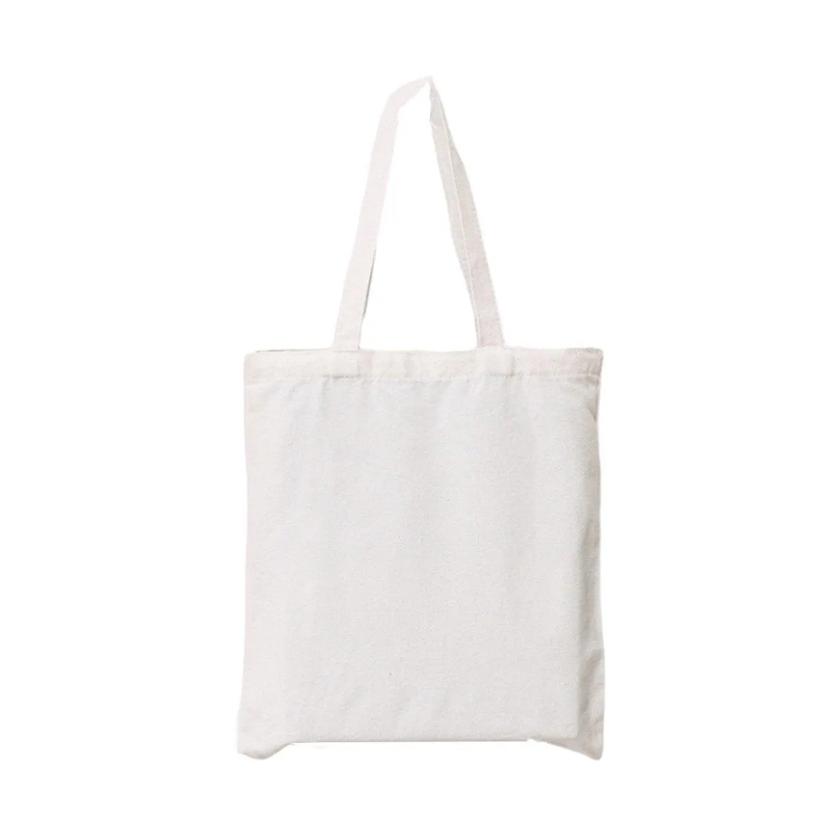 5PCS Canvas Tote Bag Cotton Blank DIY Shopping Shoulder Bags