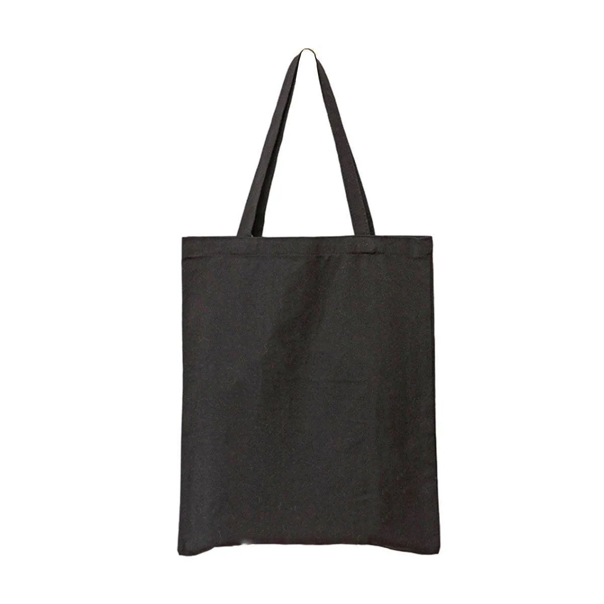 5PCS Canvas Tote Bag Cotton Blank DIY Shopping Shoulder Bags