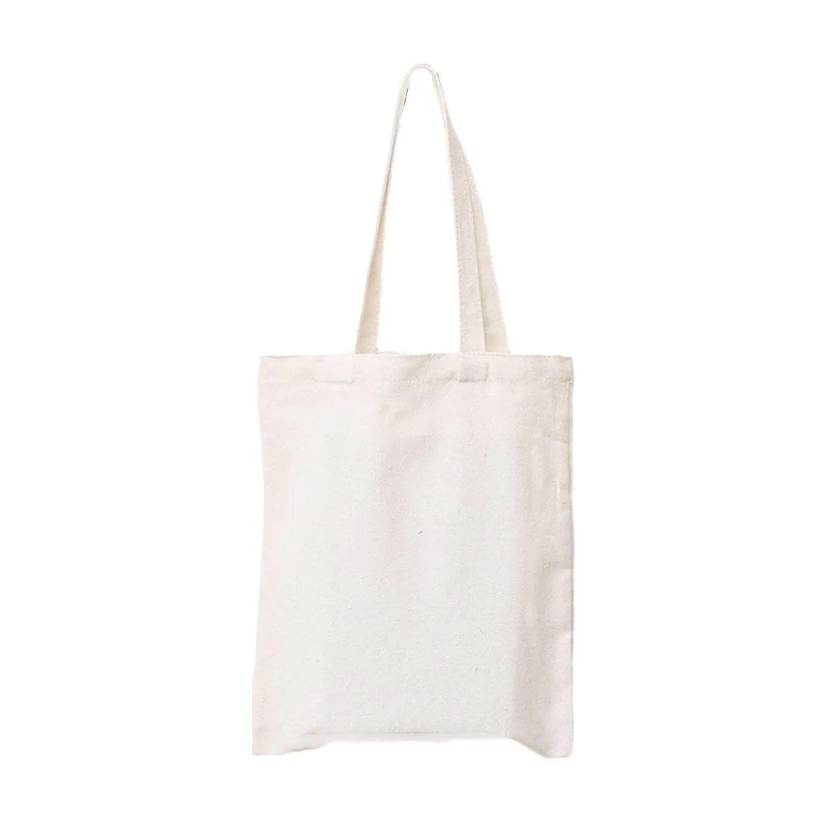5PCS Canvas Tote Bag Cotton Blank DIY Shopping Shoulder Bags