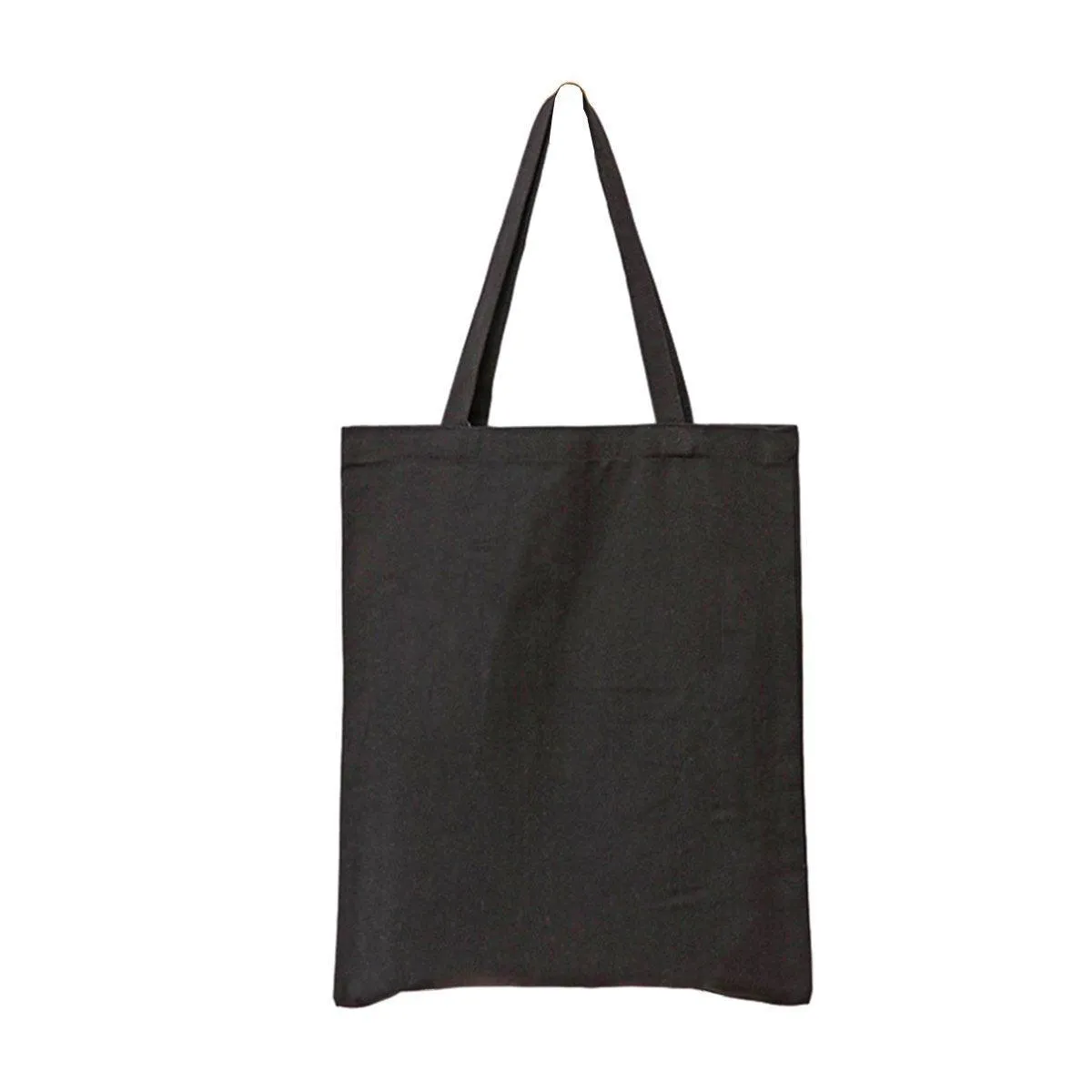 5PCS Canvas Tote Bag Cotton Blank DIY Shopping Shoulder Bags