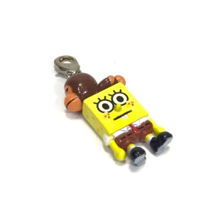 A Bathing Ape Bape Baby Milo Spongebob Vinyl Keychain