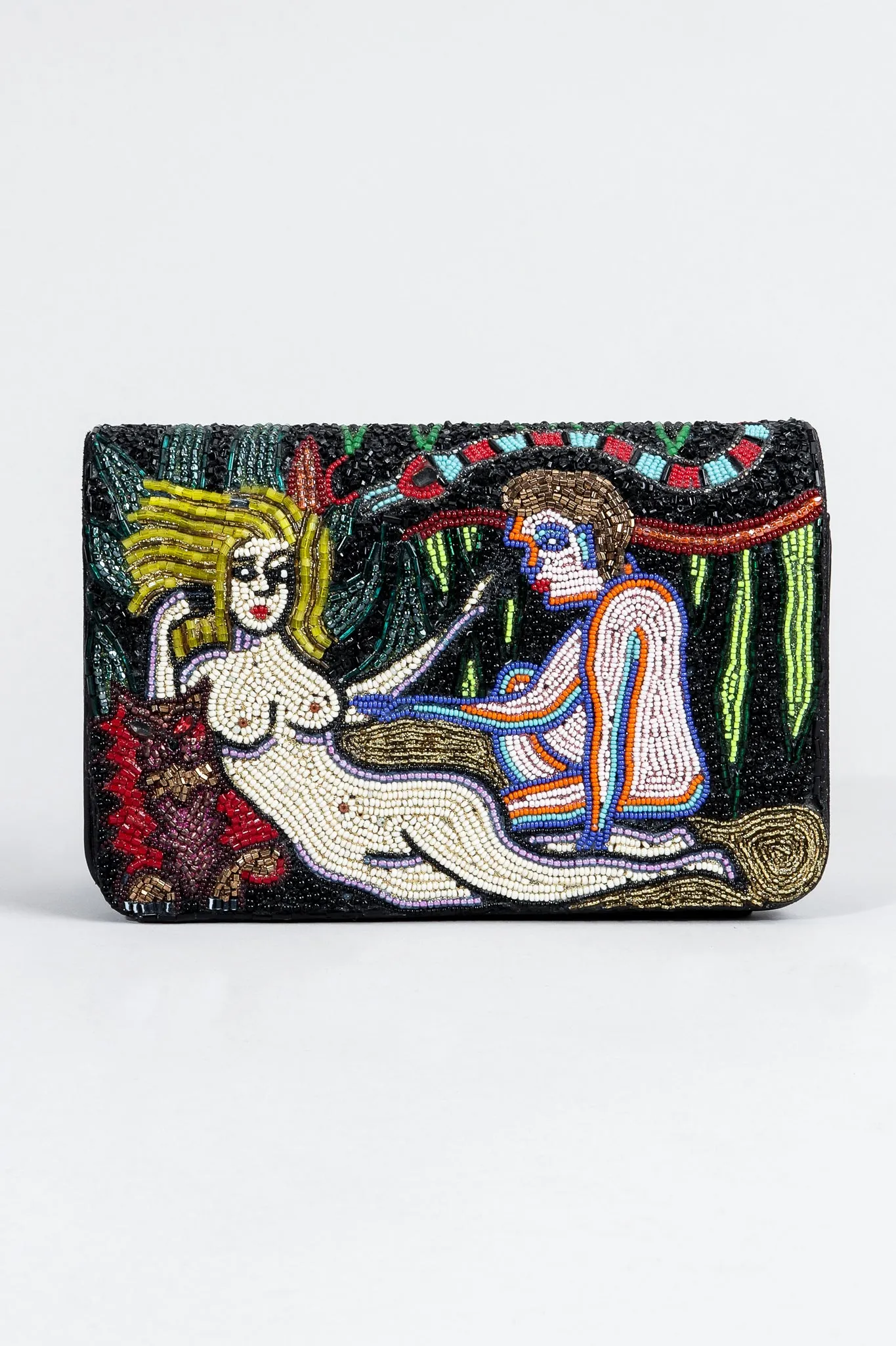 Adam & Eve Beaded Bag
