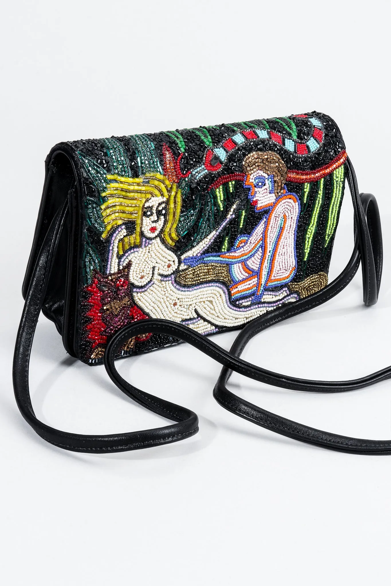 Adam & Eve Beaded Bag