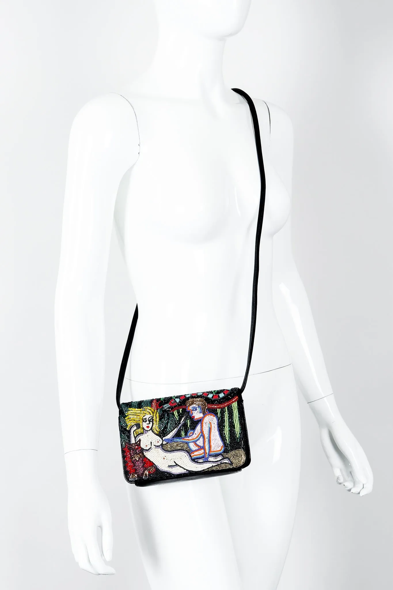 Adam & Eve Beaded Bag