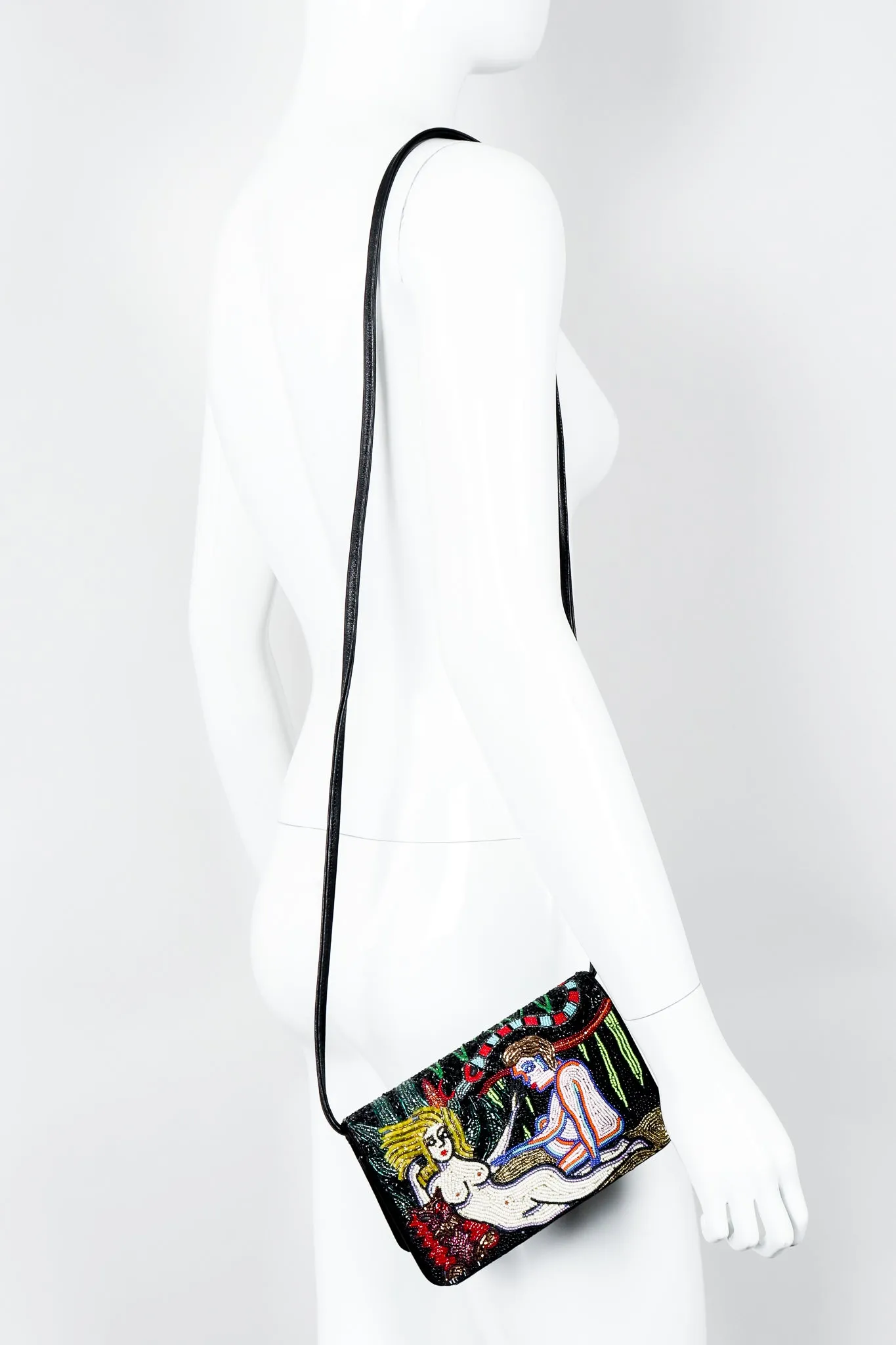 Adam & Eve Beaded Bag