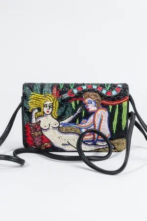 Adam & Eve Beaded Bag