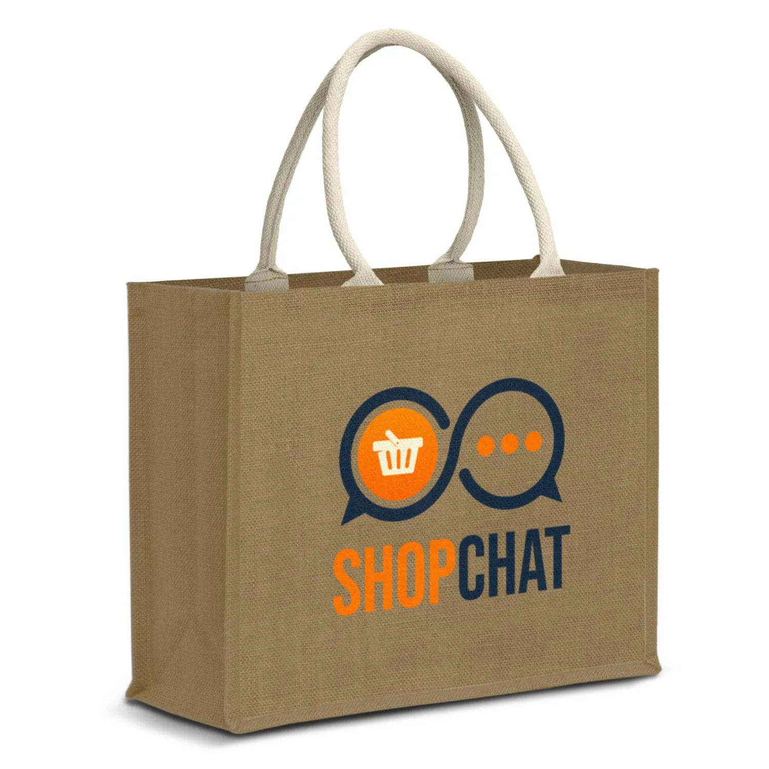 agogo Modena Starch Jute Tote Bag