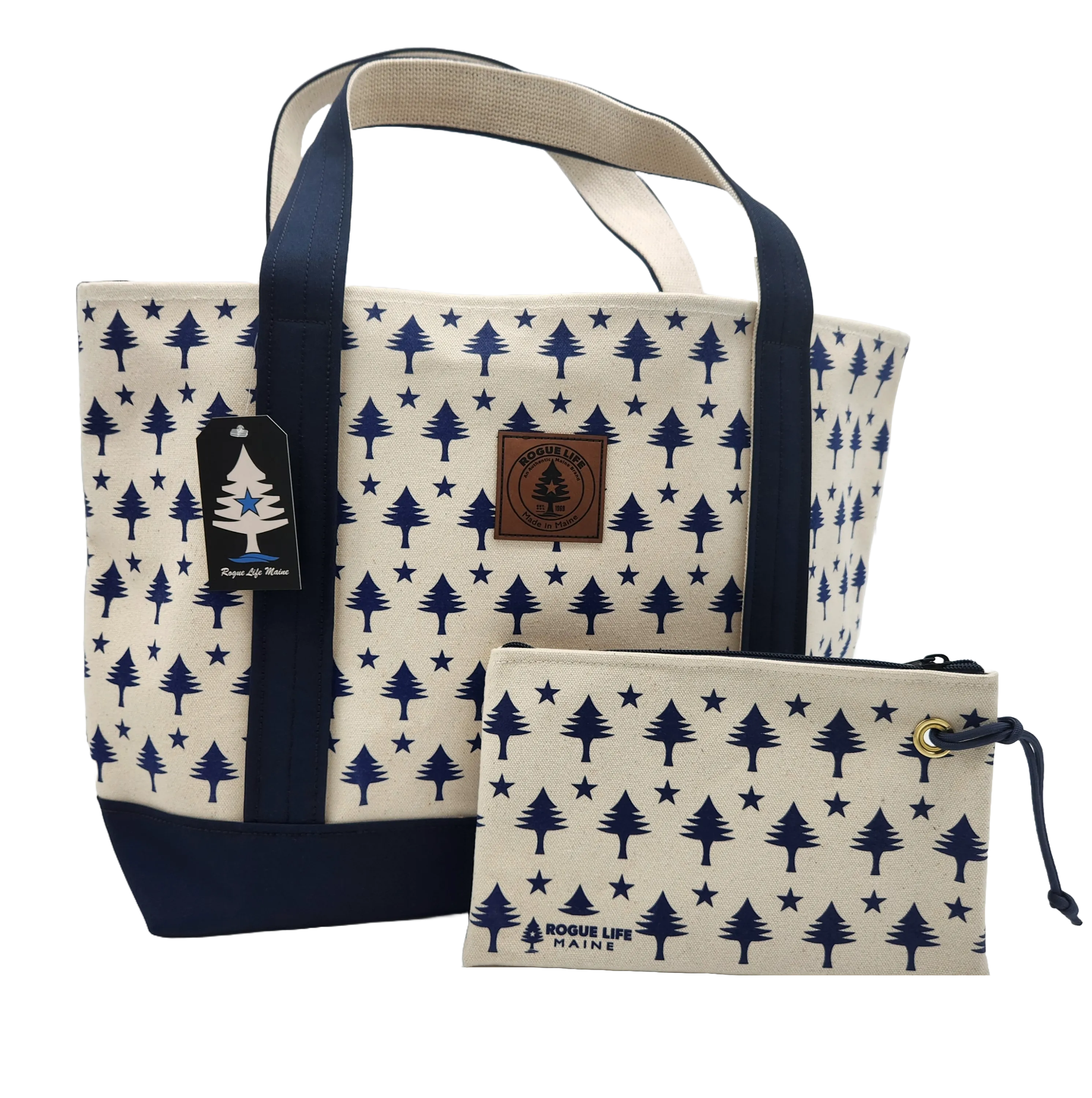 All Over Trees Large Tote Large