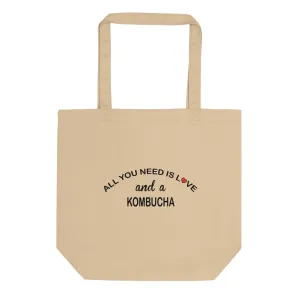 All You Need Is Love Kombucha Eco Tote Bag