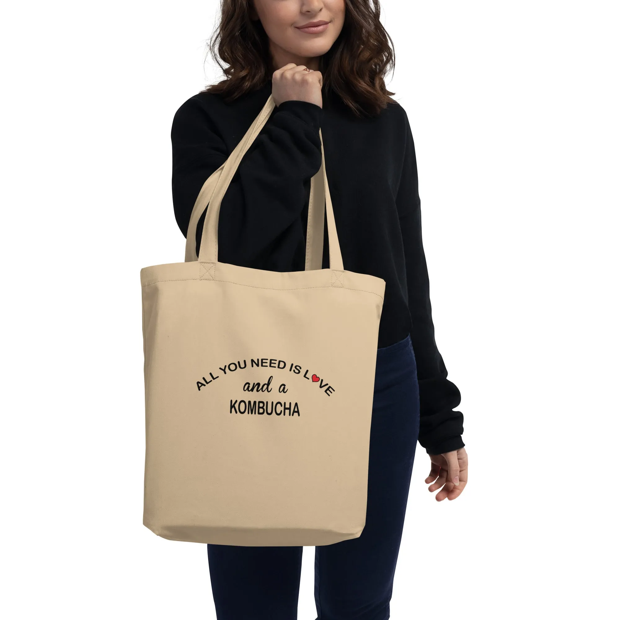 All You Need Is Love Kombucha Eco Tote Bag