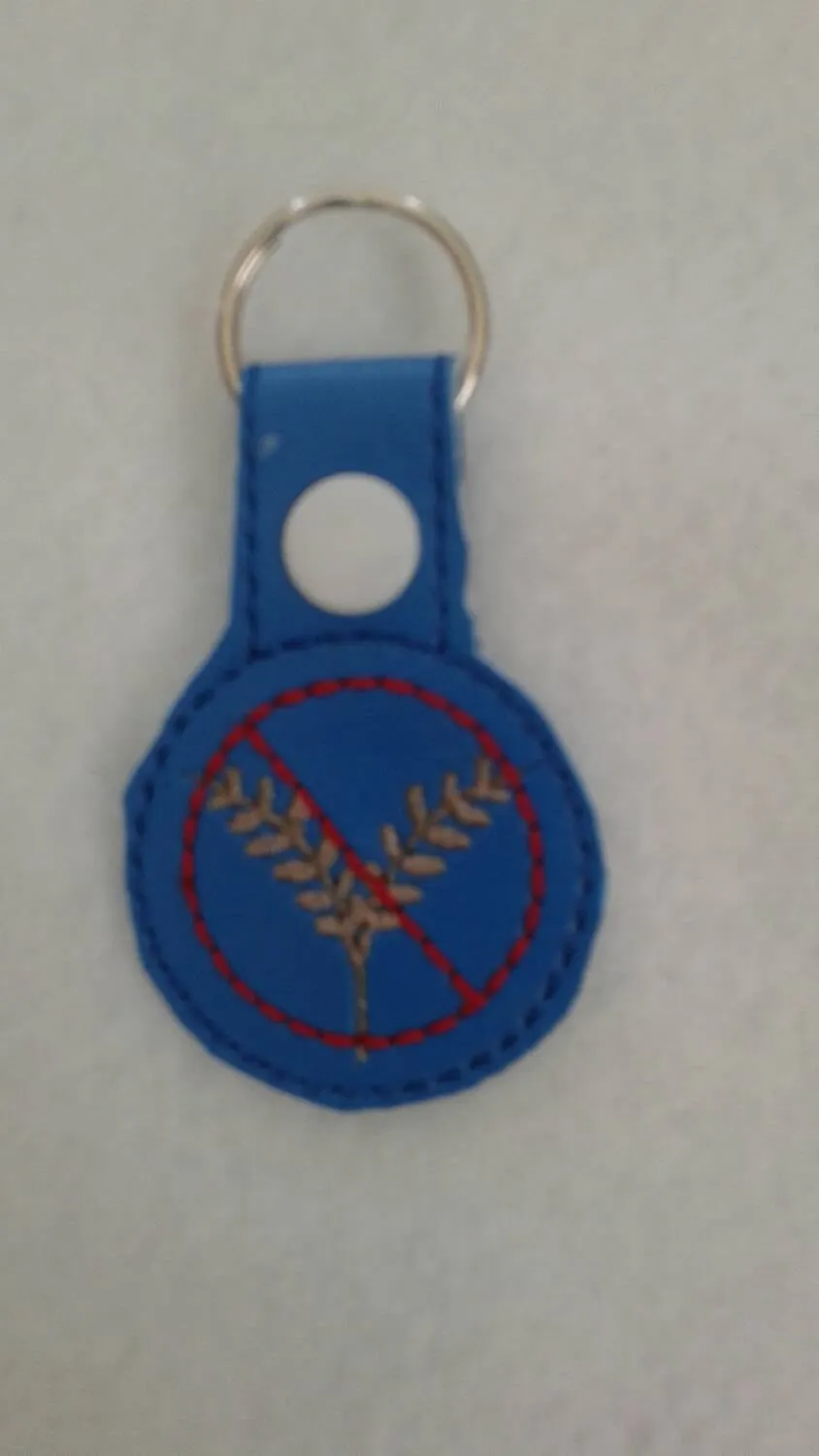 Allergy Alert Snap Tab -  Keychain - Backpack - Gluten Allergy - Peanut Allergy - Tree Nut Allergy - Zipper Pull - Medical Bag Tag