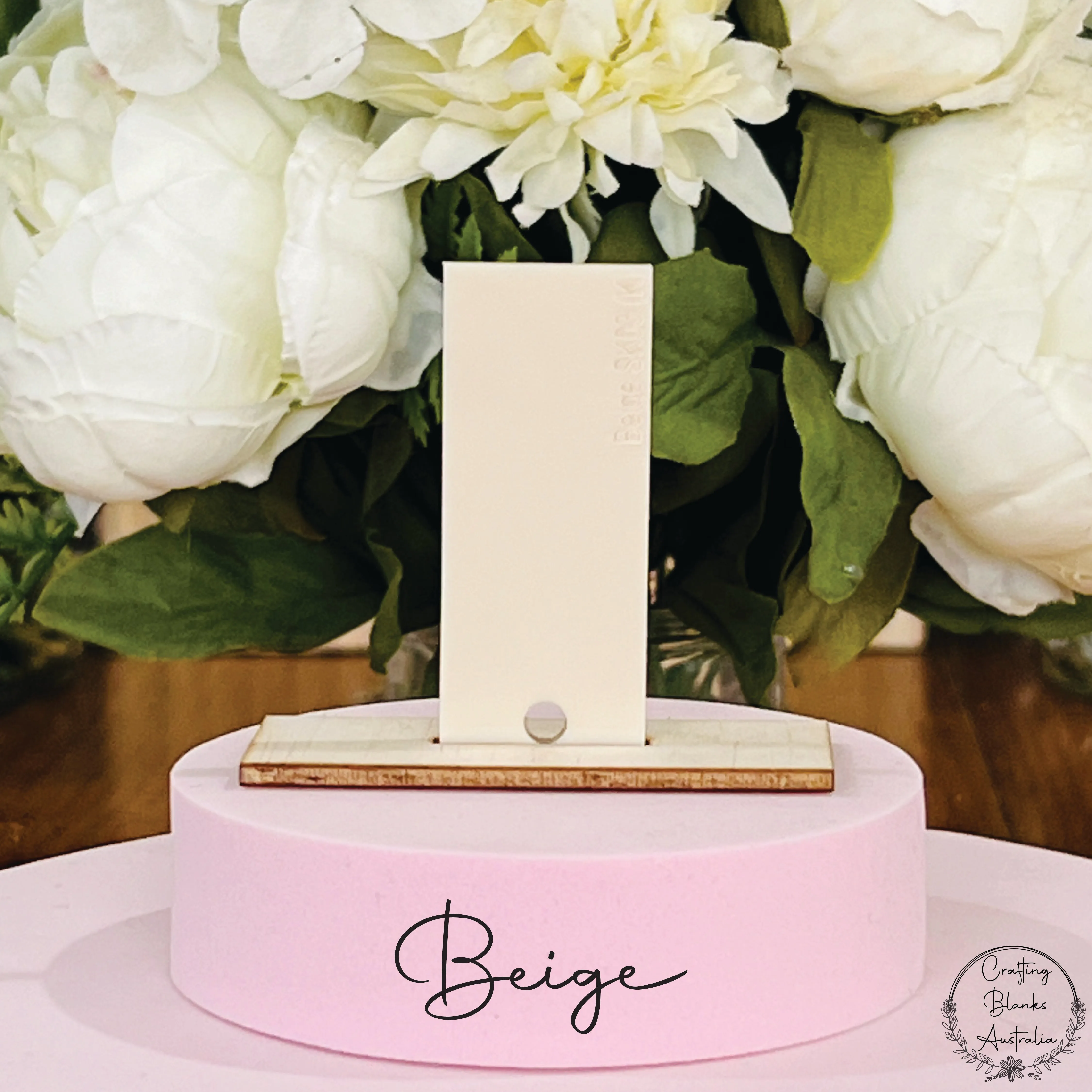Alphabet Bunny • Blank Tag • 100mm