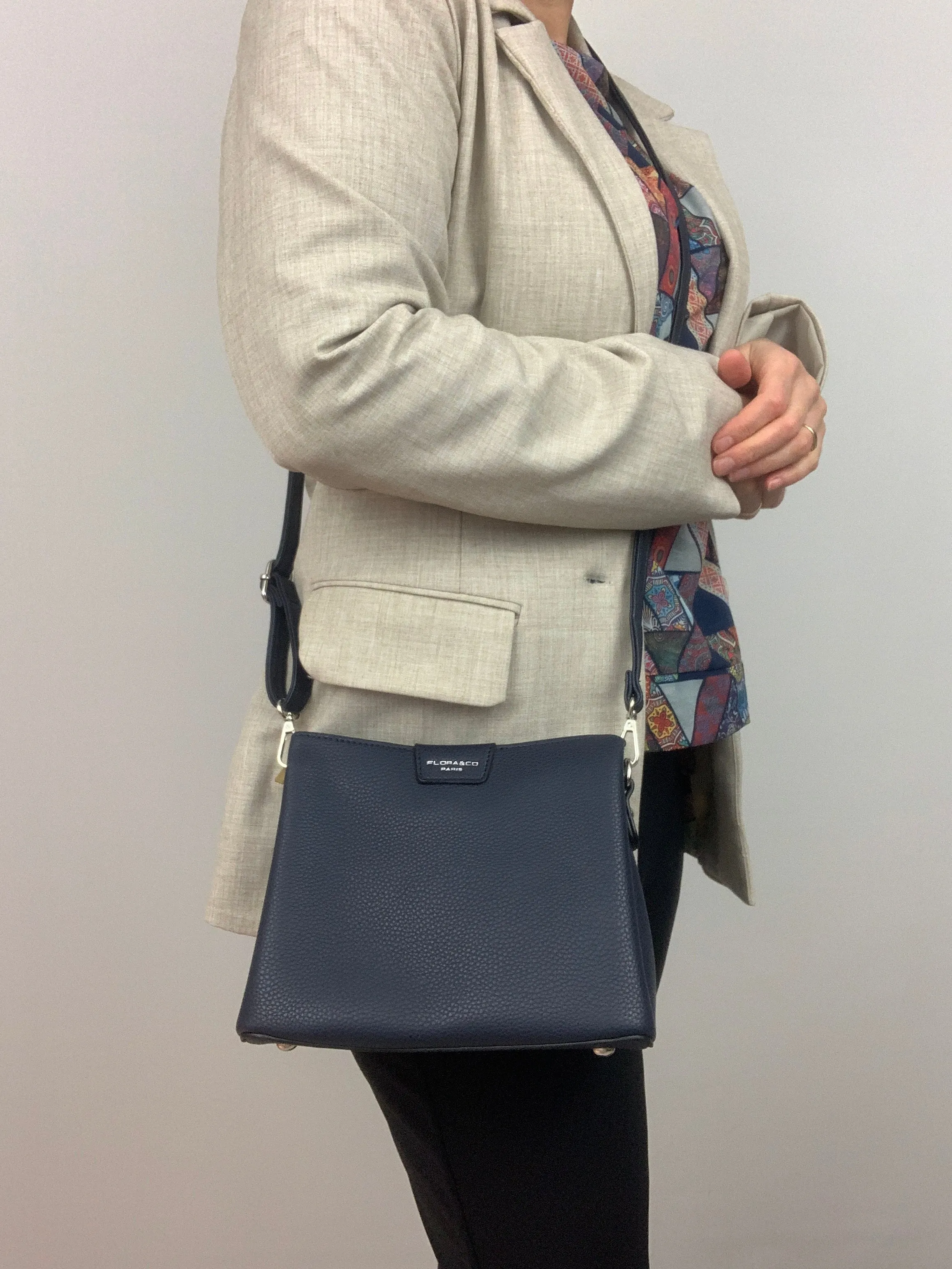 AMSTERDAM NAVY - small crossbody/ shoulder handbag