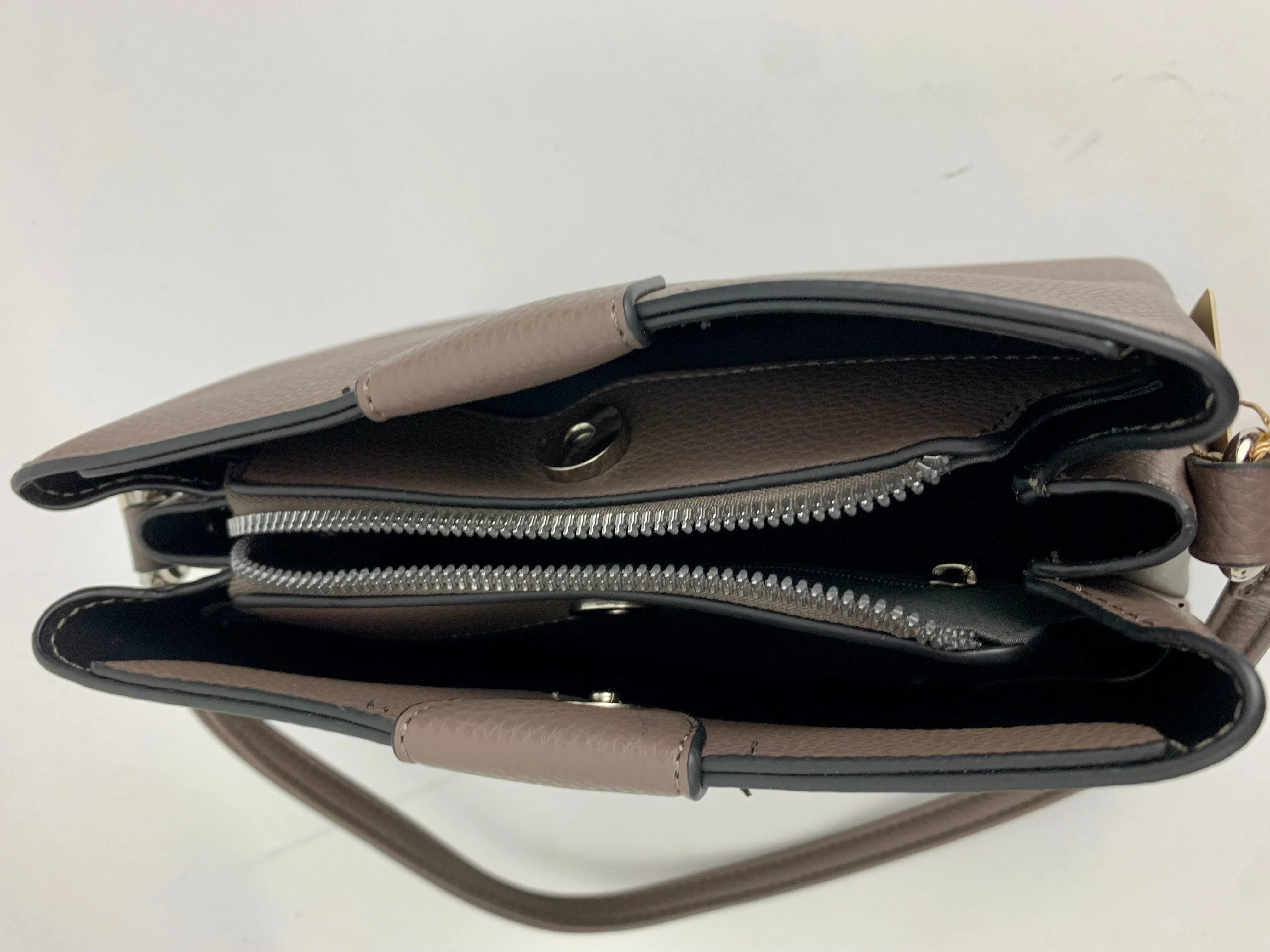 AMSTERDAM TAUPE - small crossbody/ shoulder handbag