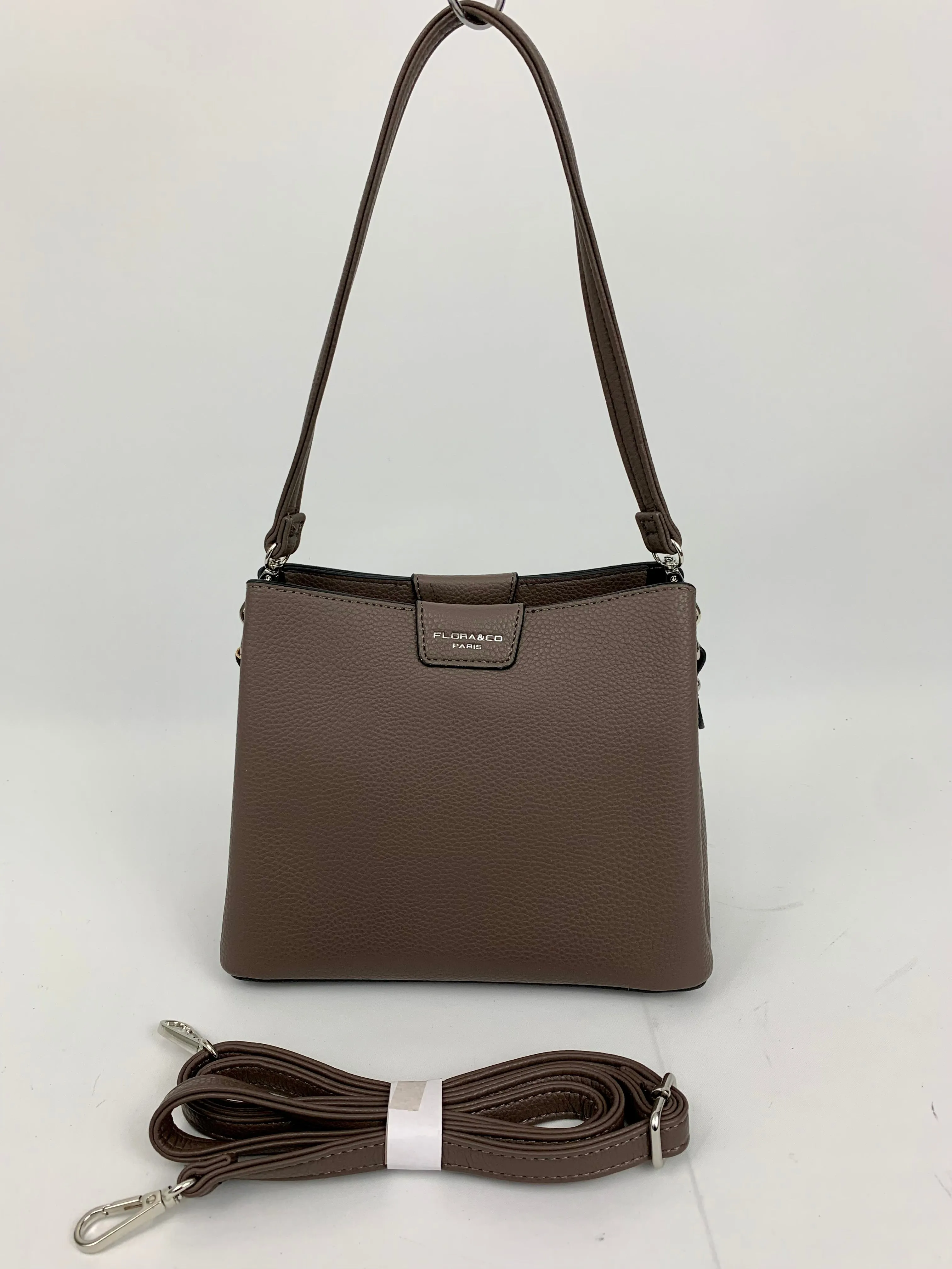 AMSTERDAM TAUPE - small crossbody/ shoulder handbag