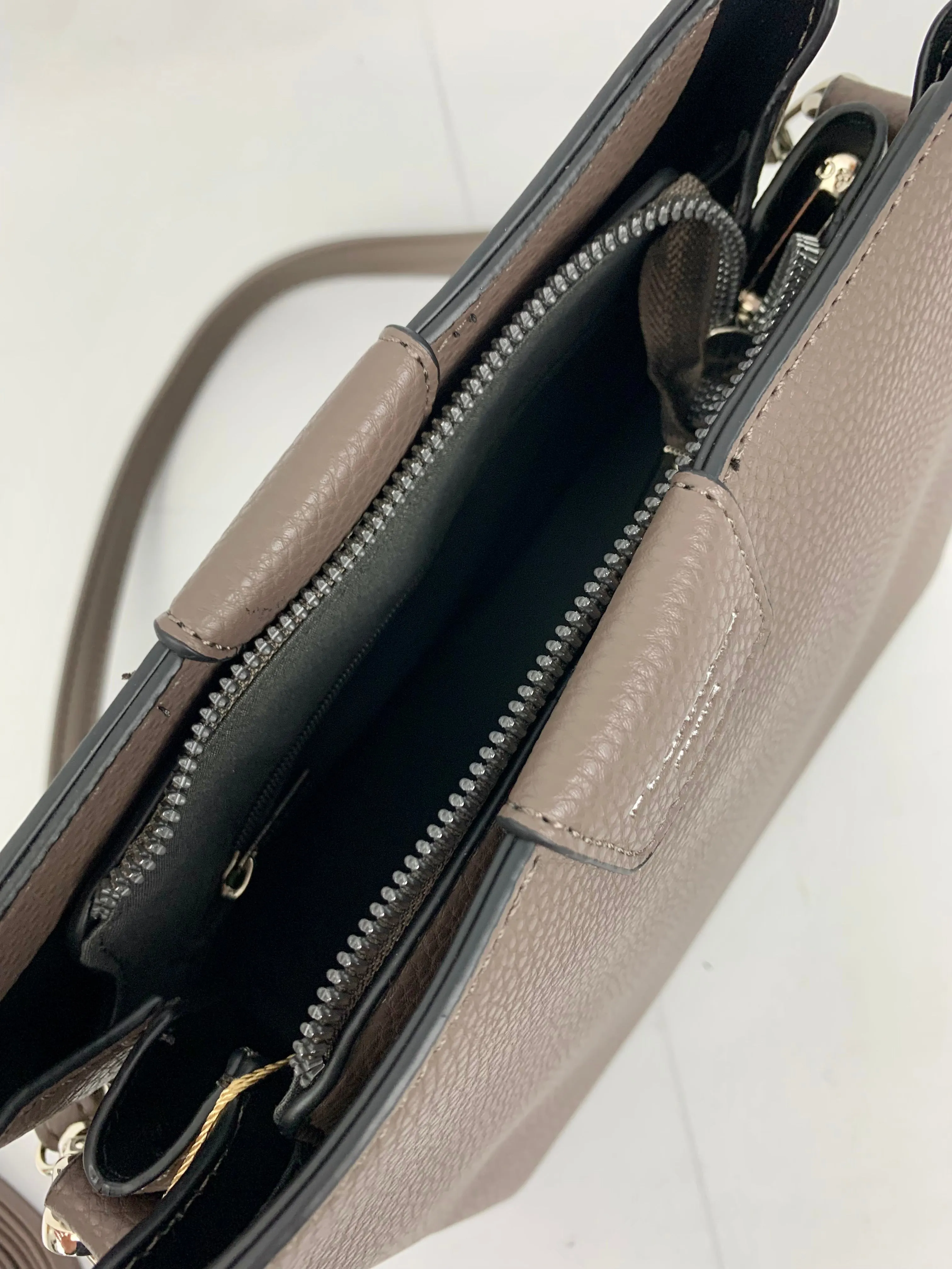 AMSTERDAM TAUPE - small crossbody/ shoulder handbag