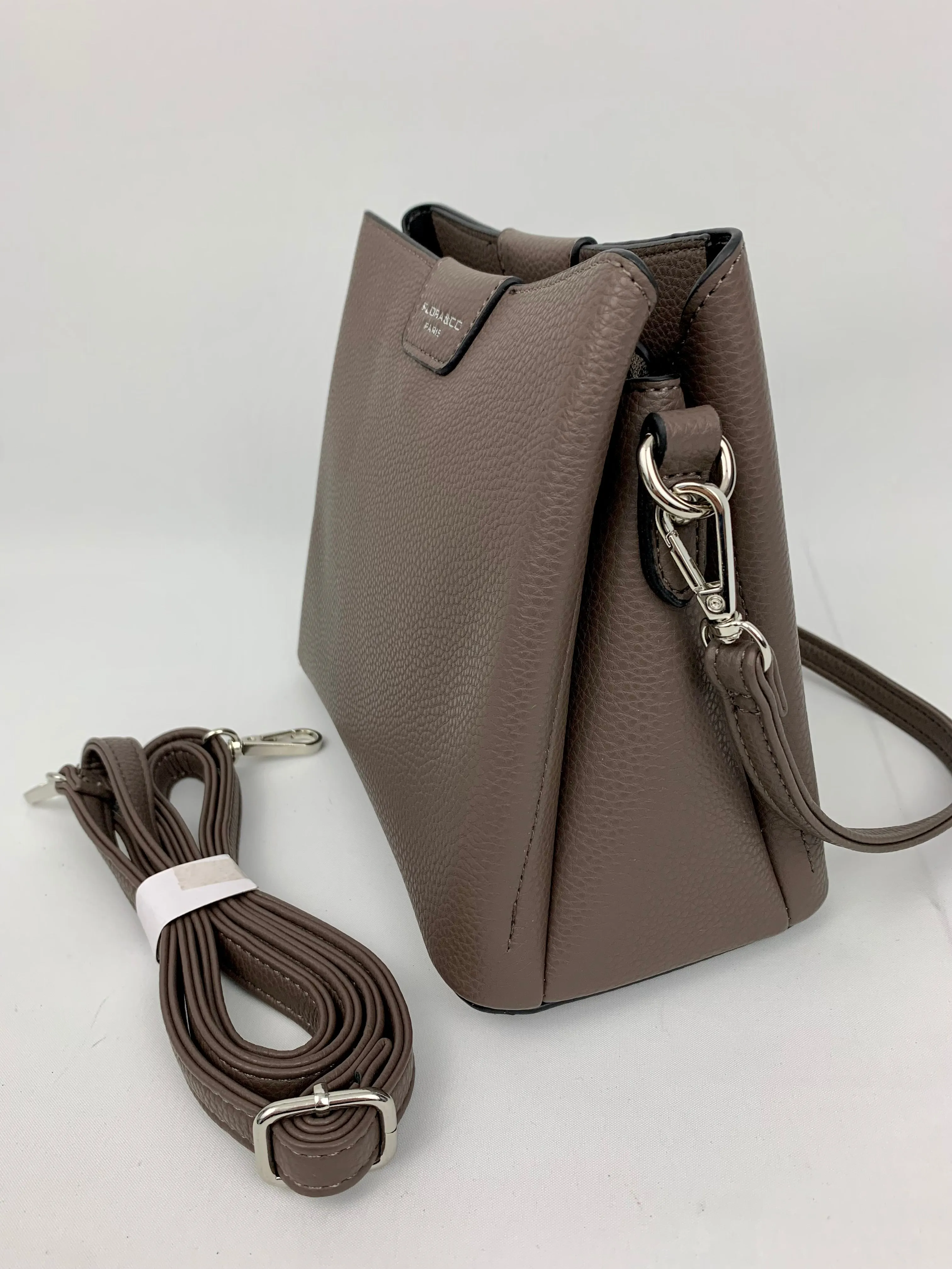 AMSTERDAM TAUPE - small crossbody/ shoulder handbag