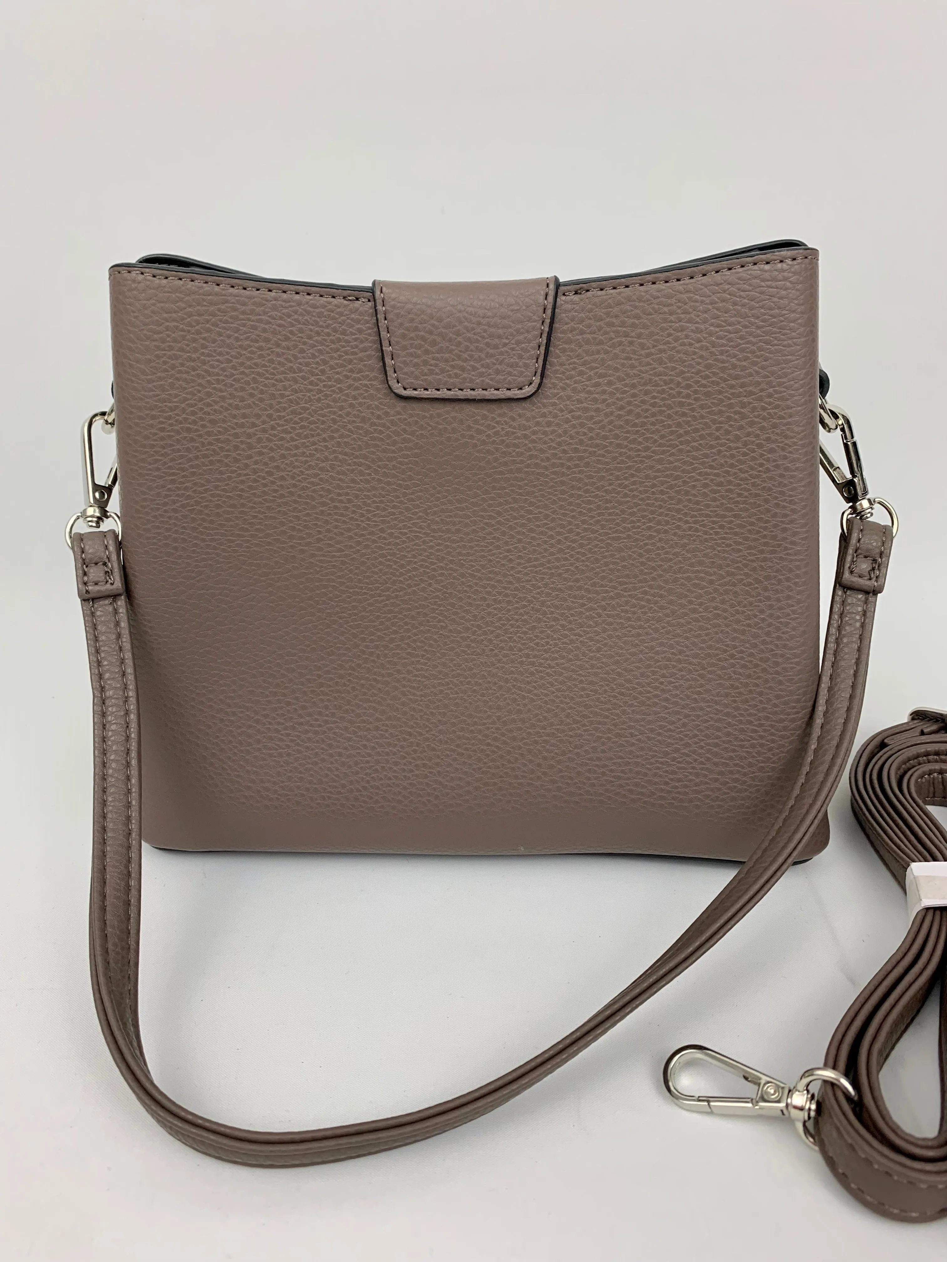 AMSTERDAM TAUPE - small crossbody/ shoulder handbag