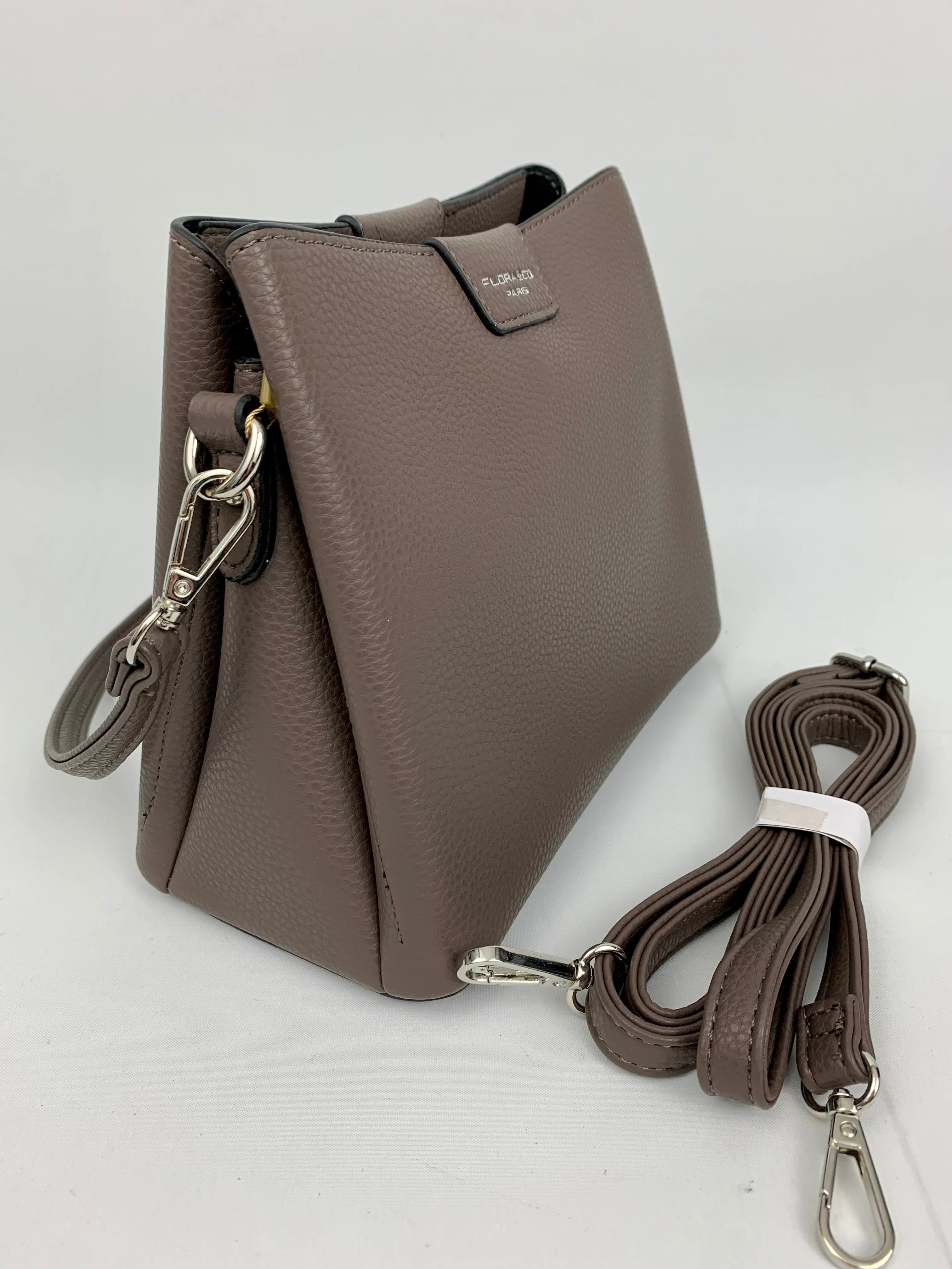 AMSTERDAM TAUPE - small crossbody/ shoulder handbag