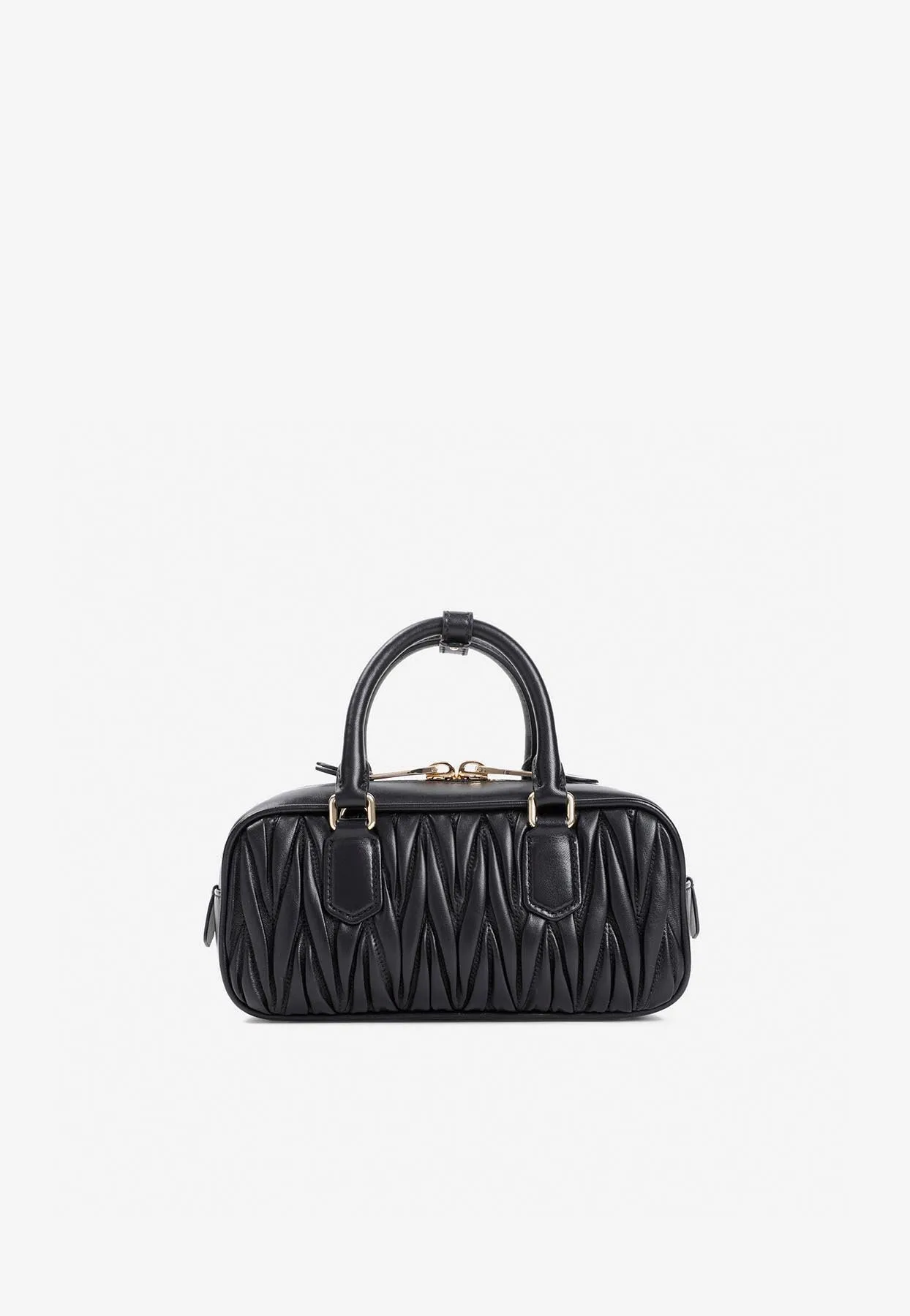 Arcadie  Matelassé Leather Top Handle Bag