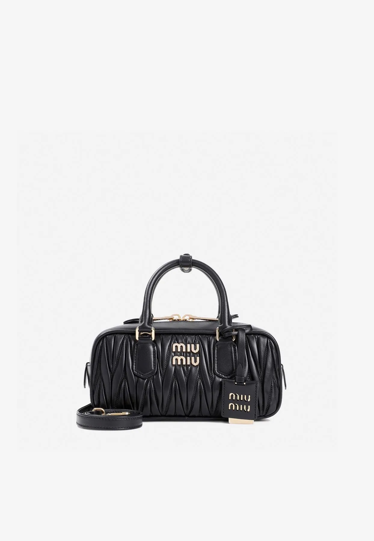 Arcadie  Matelassé Leather Top Handle Bag