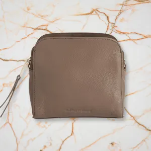 Arlington Milne Erica Crossbody, Khaki Pebble