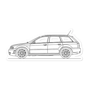 Audi B5 RS4 Avant Outline Sticker
