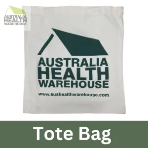 Australia Health Warehouse Logo Lightweight Cotton Tote Bag