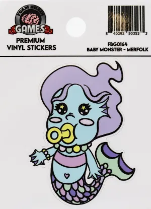Baby Monster Sticker: Merfolk