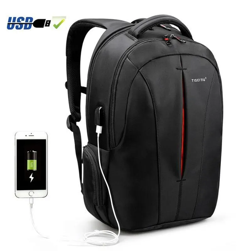 Backpack USB Charging & Anti-Theft <br> Nylon