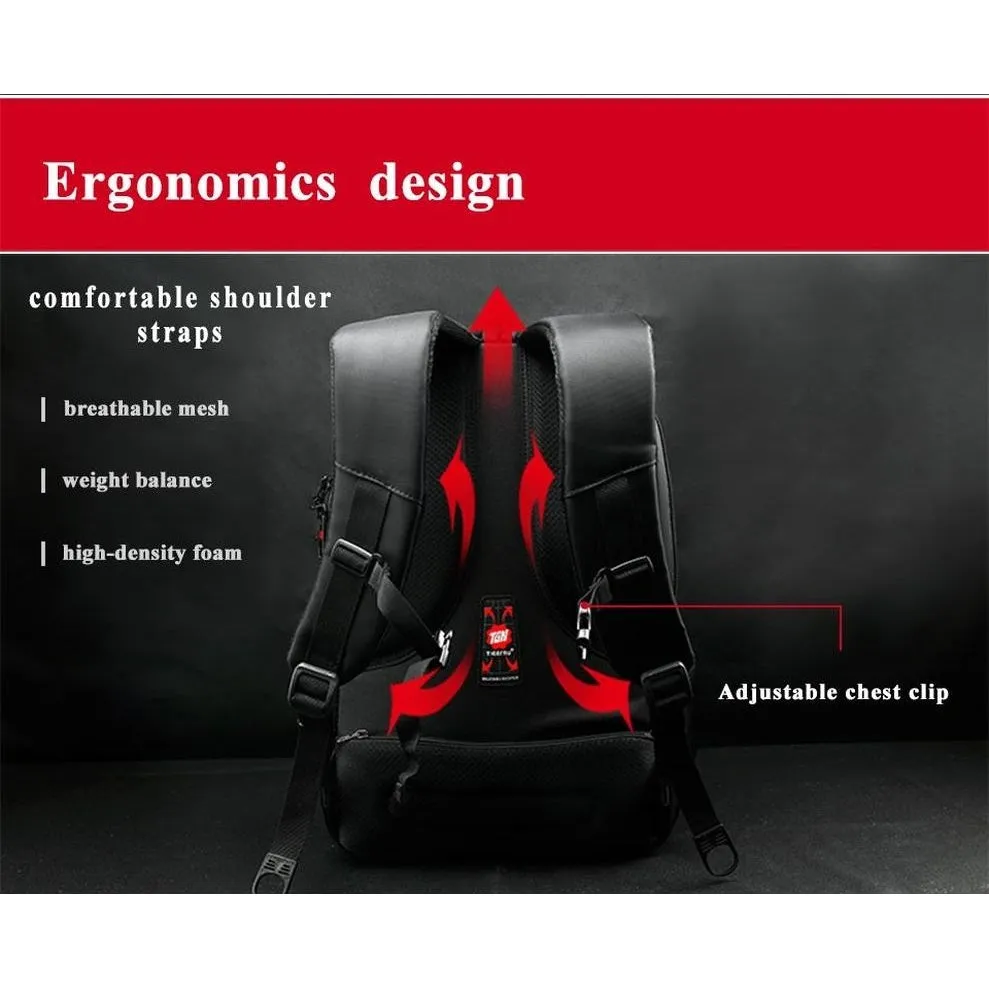 Backpack USB Charging & Anti-Theft <br> Nylon