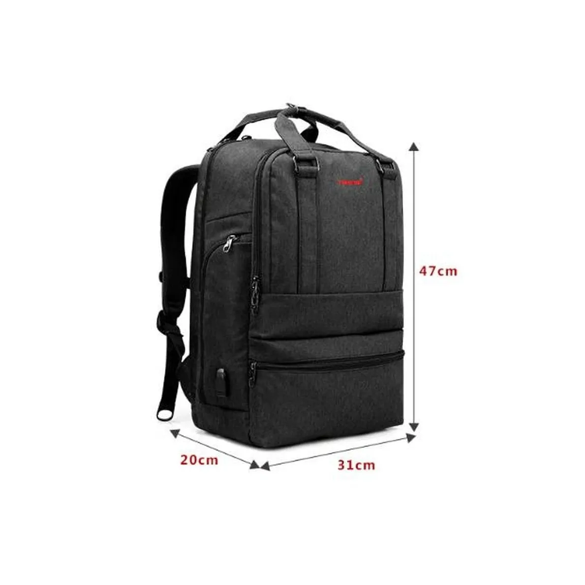 Backpack USB Charging & Anti-Theft <br> Oxford
