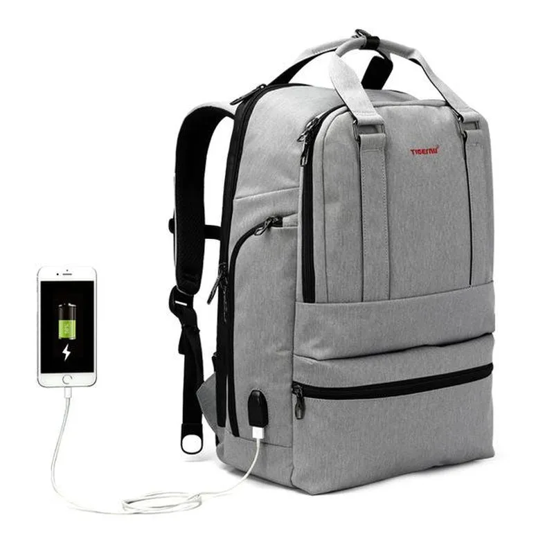 Backpack USB Charging & Anti-Theft <br> Oxford