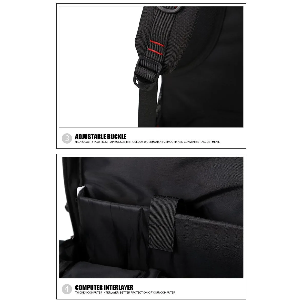Backpack USB Charging & Water Resistant <br> Oxford
