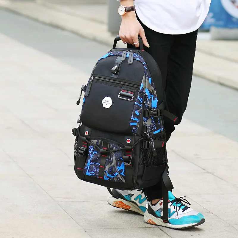 Backpack USB Charging & Water Resistant <br> Oxford