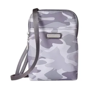 Baggallini Take Two RFID Bryant Crossbody - Grey Camo Print