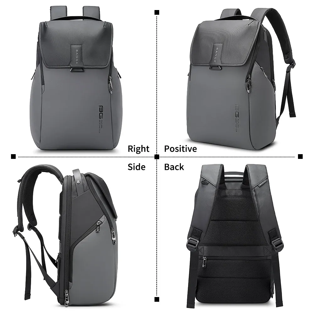 BANGE 15.6 inch laptop backpack for man,short journey waterproof bag pack