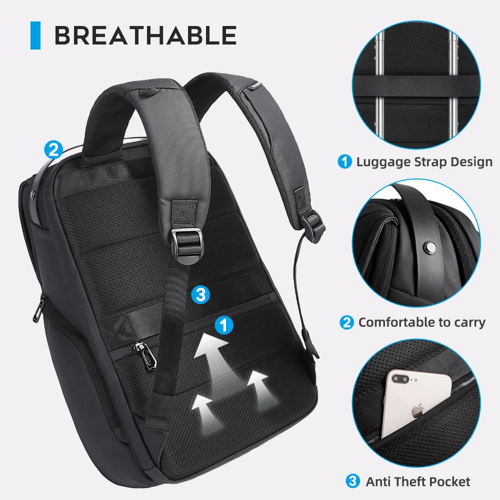 BANGE 15.6 inch laptop backpack for man,short journey waterproof bag pack