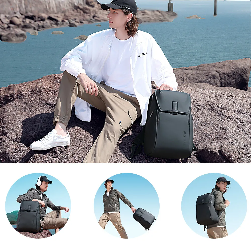 BANGE 15.6 inch laptop backpack for man,short journey waterproof bag pack