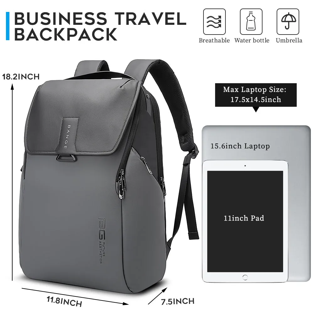 BANGE 15.6 inch laptop backpack for man,short journey waterproof bag pack